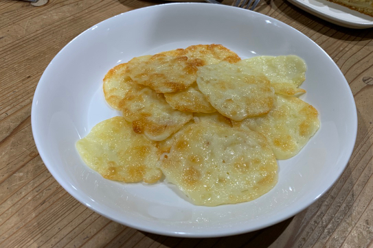 ▲チーズスナックができました！