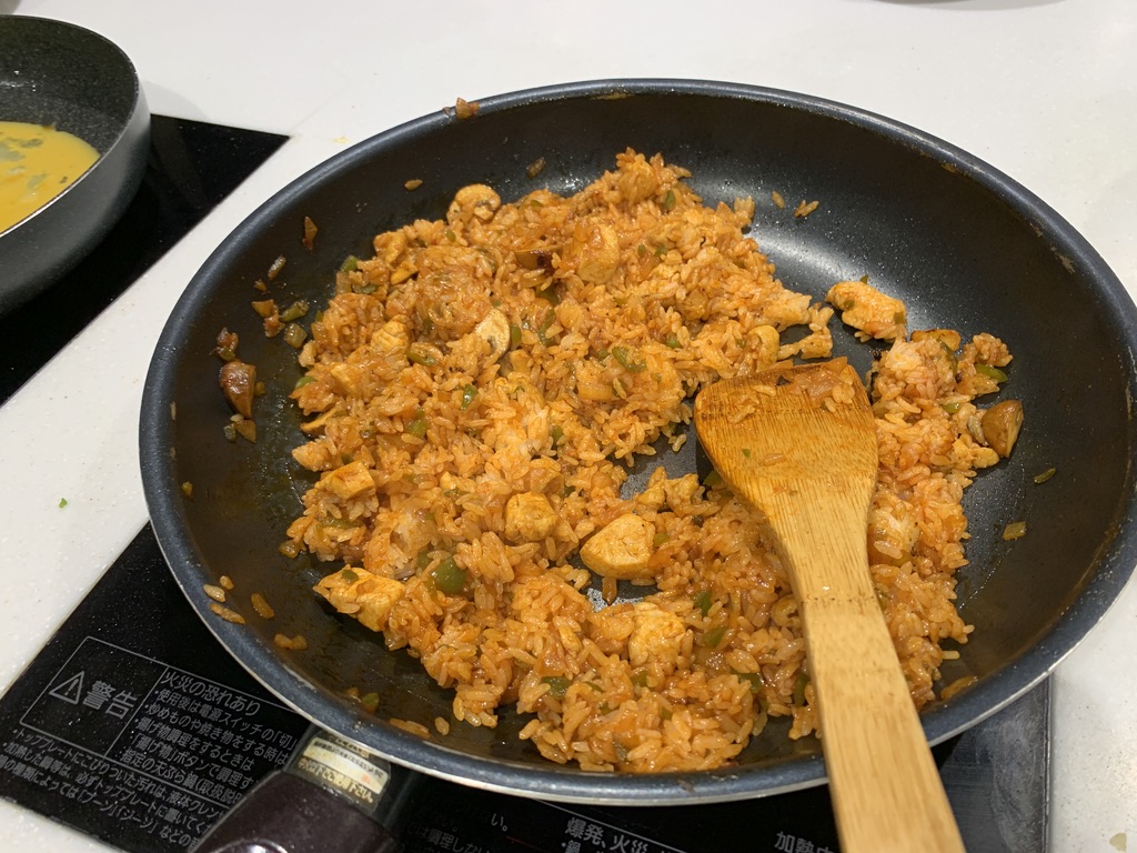 ▲おいしいチキンライスをつくっておいて。