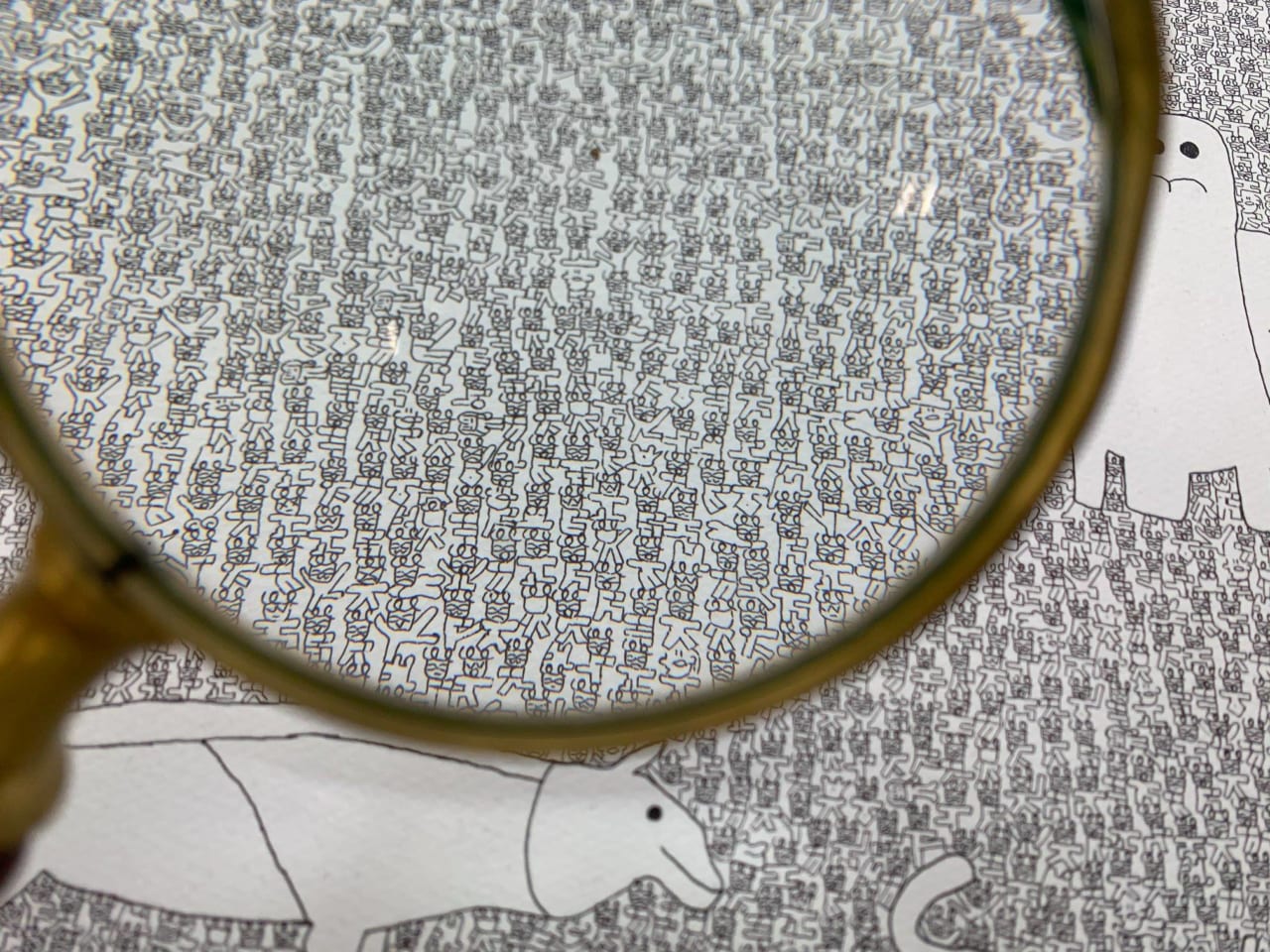 神山美智子さん「なんきょく」（最近のやまなみ工房さんのFacebookより）