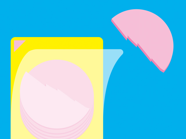 ハムがちぎれて取れるシーン