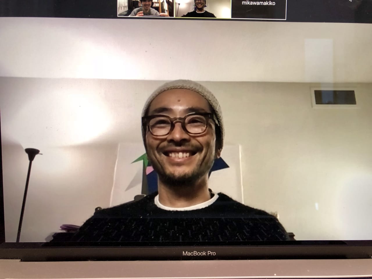 2020年4月24日　東京都世田谷区←ZOOM→米国ウィスコンシン州