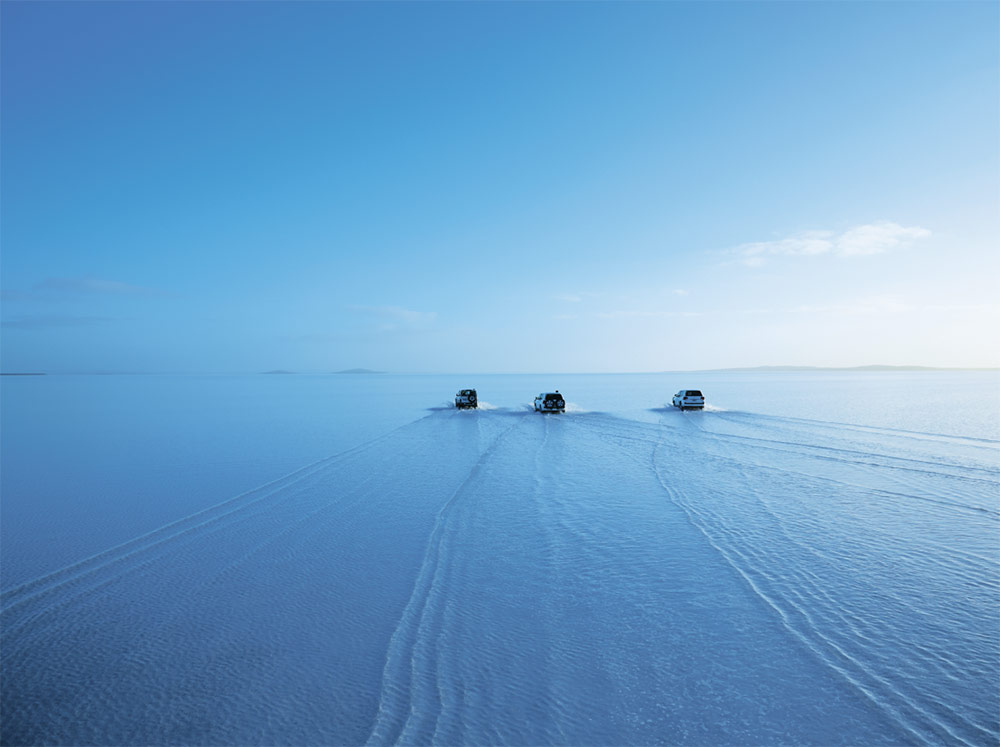 オーストラリア・レイクガードナーにて　撮影：樋口兼一（弟子その１）