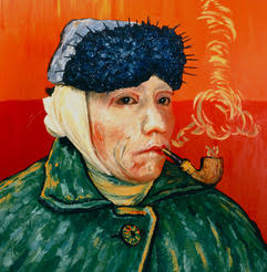 《肖像・ゴッホ》　１９８５年　カラー写真