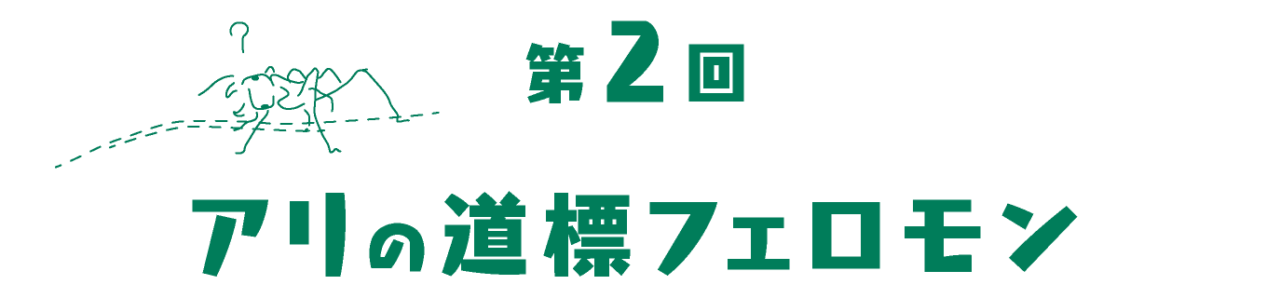 第２回 アリの道標フェロモン