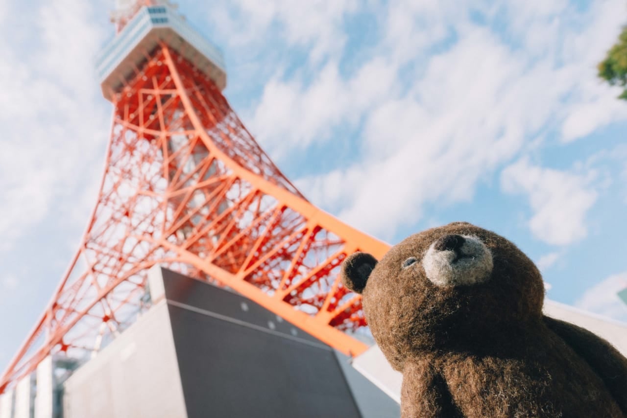 東京タワーとくま。