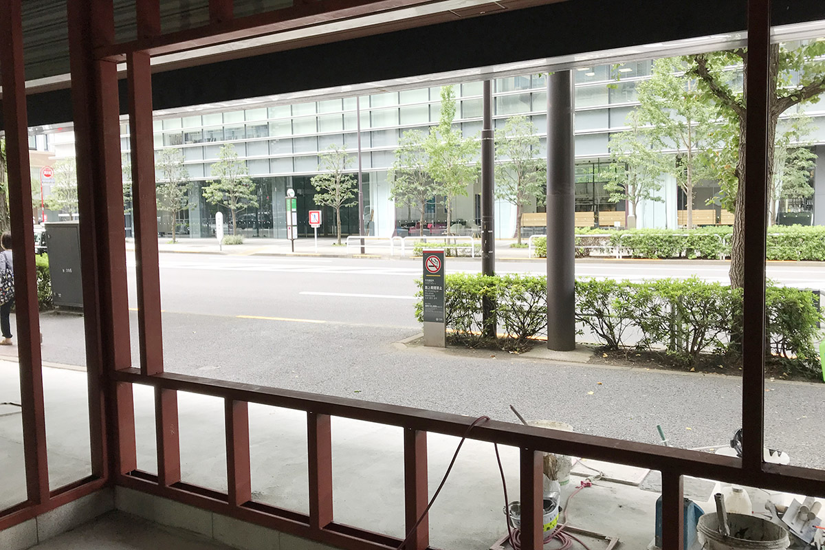 ▲ブースからはこんな感じで見えます。