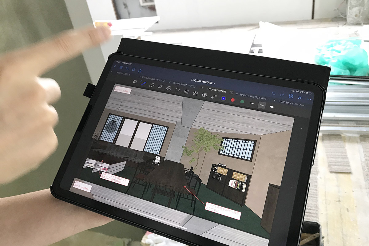 ▲完成イメージ。かっこいい部屋になりそう。