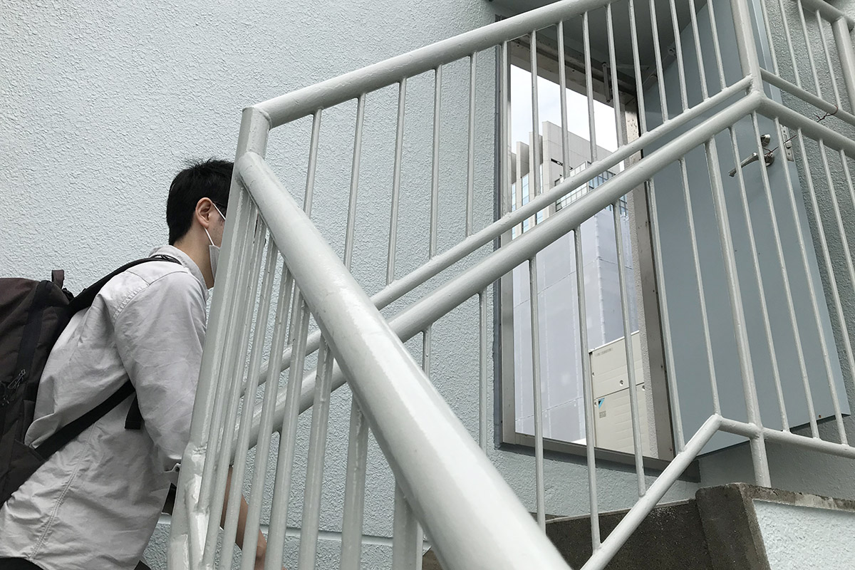 ▲五十嵐さん「ついてきてくださいねー」