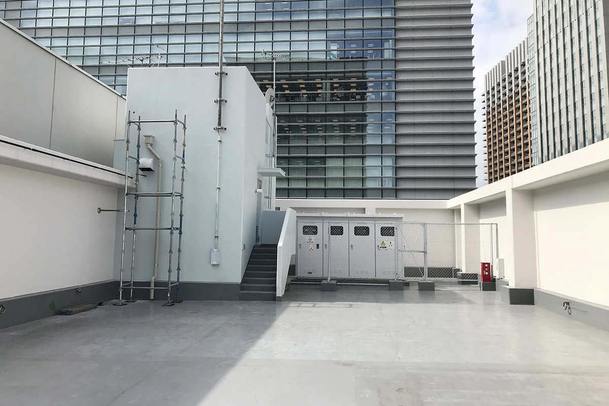 ▲広々してて、けっこう気持ちいいです。