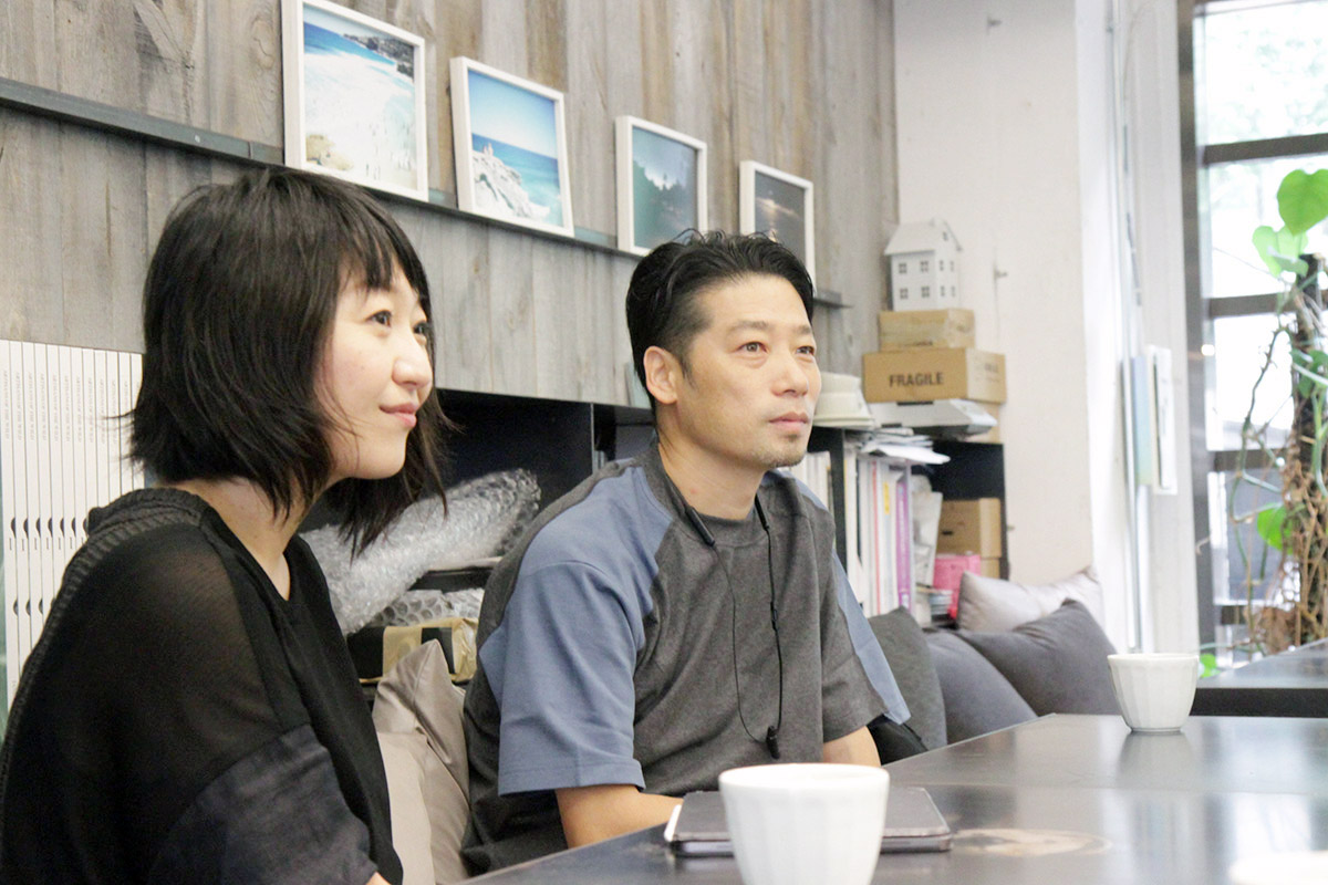 ▲「SUPPOSE DESIGN OFFICE」共同代表の吉田愛さん（左）と谷尻誠さん（右）です。