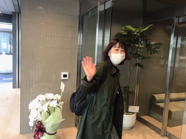 ▲乗組員おーたさん「おはようー」