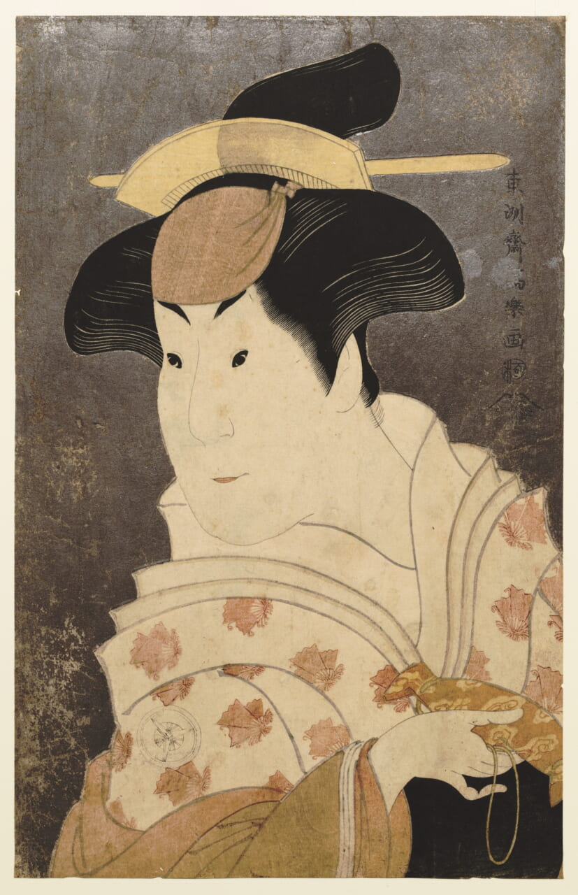 東洲斎写楽筆 四代目岩井半四郎の乳人重の井（重要文化財） 江戸時代・寛政６年（1794）
出典：ColBase（https://colbase.nich.go.jp）