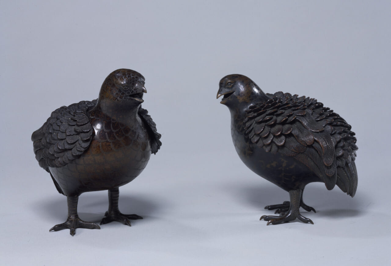 津村亀女作 鶉香炉 江戸時代・18～19世紀
出典：ColBase （https://colbase.nich.go.jp）