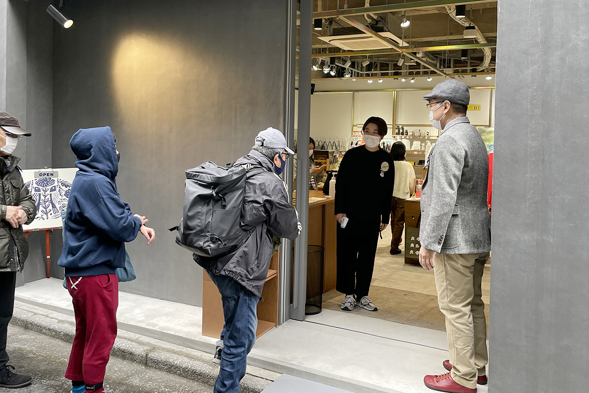 ▲「いらっしゃいませー！」