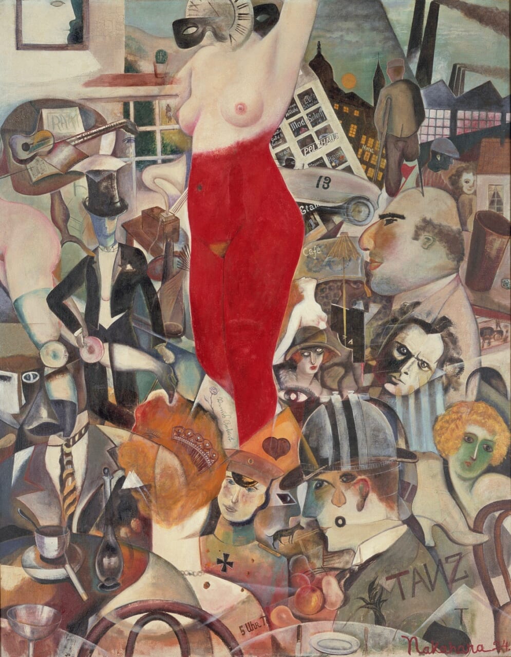 中原實《ヴィナスの誕生》1924