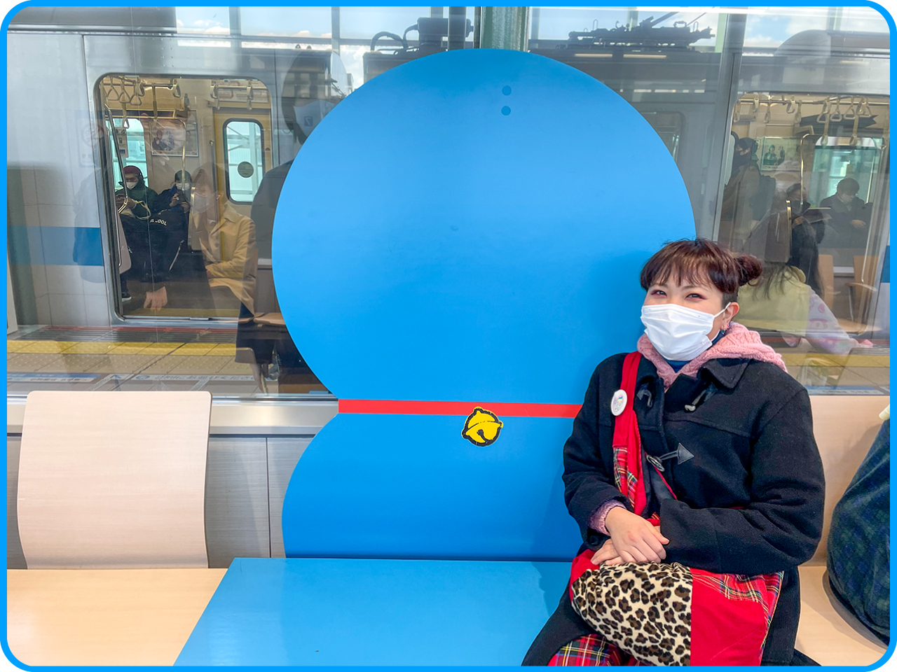 ▲待合室のベンチも！