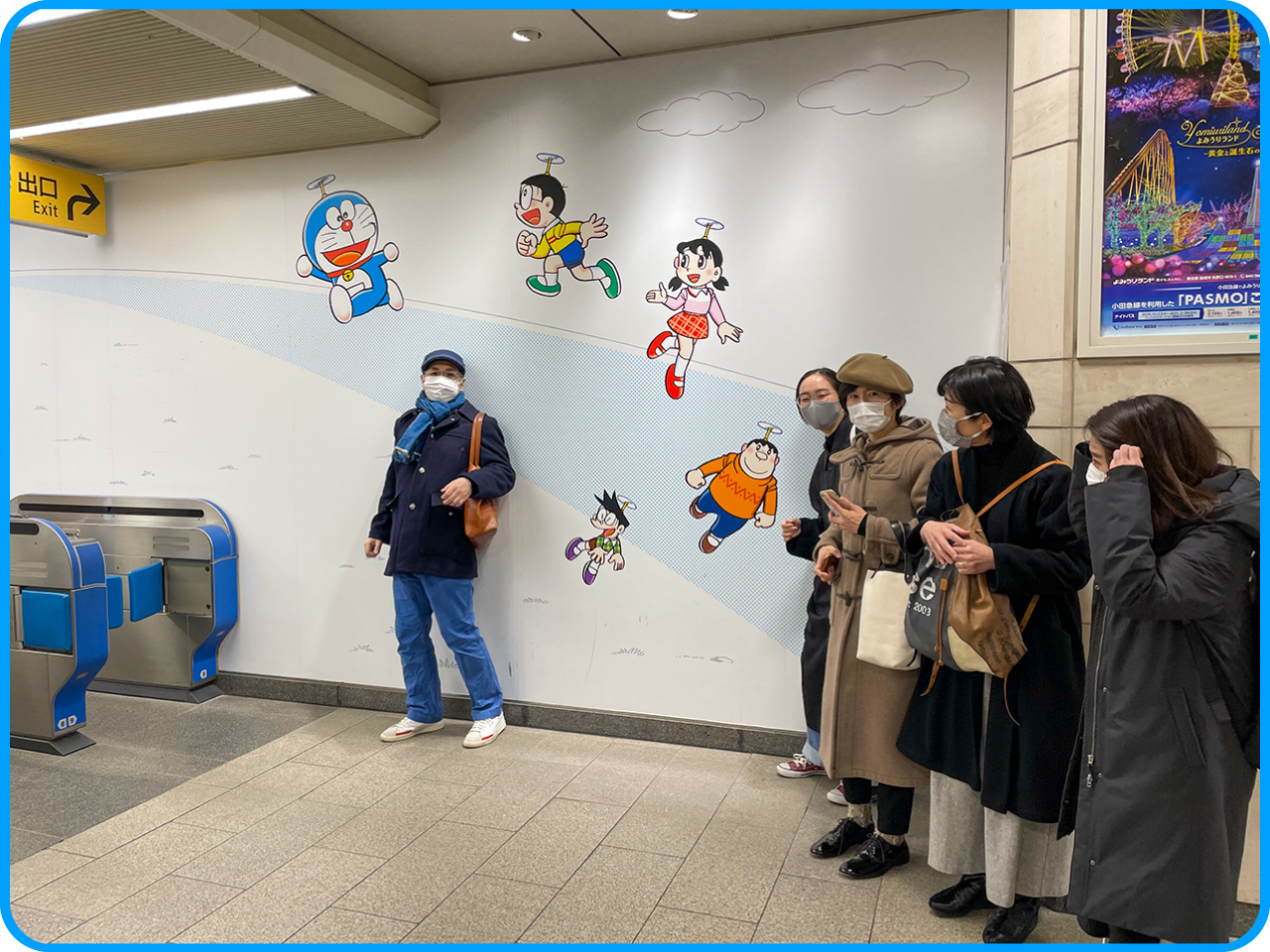 ▲出口の直前にも！
ここに立つと、登場人物の一人になれそう。