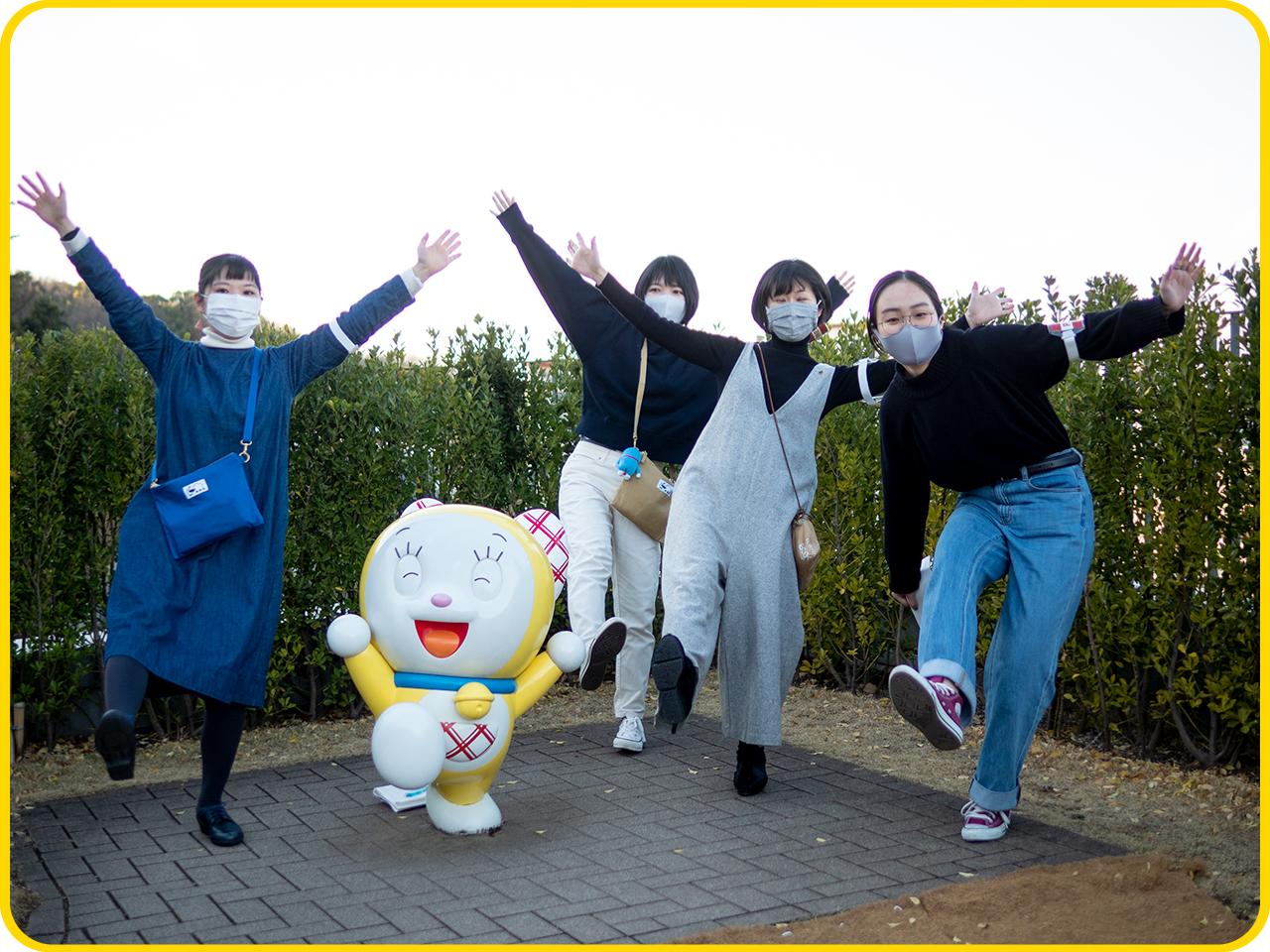 ▲ドラミちゃんと！