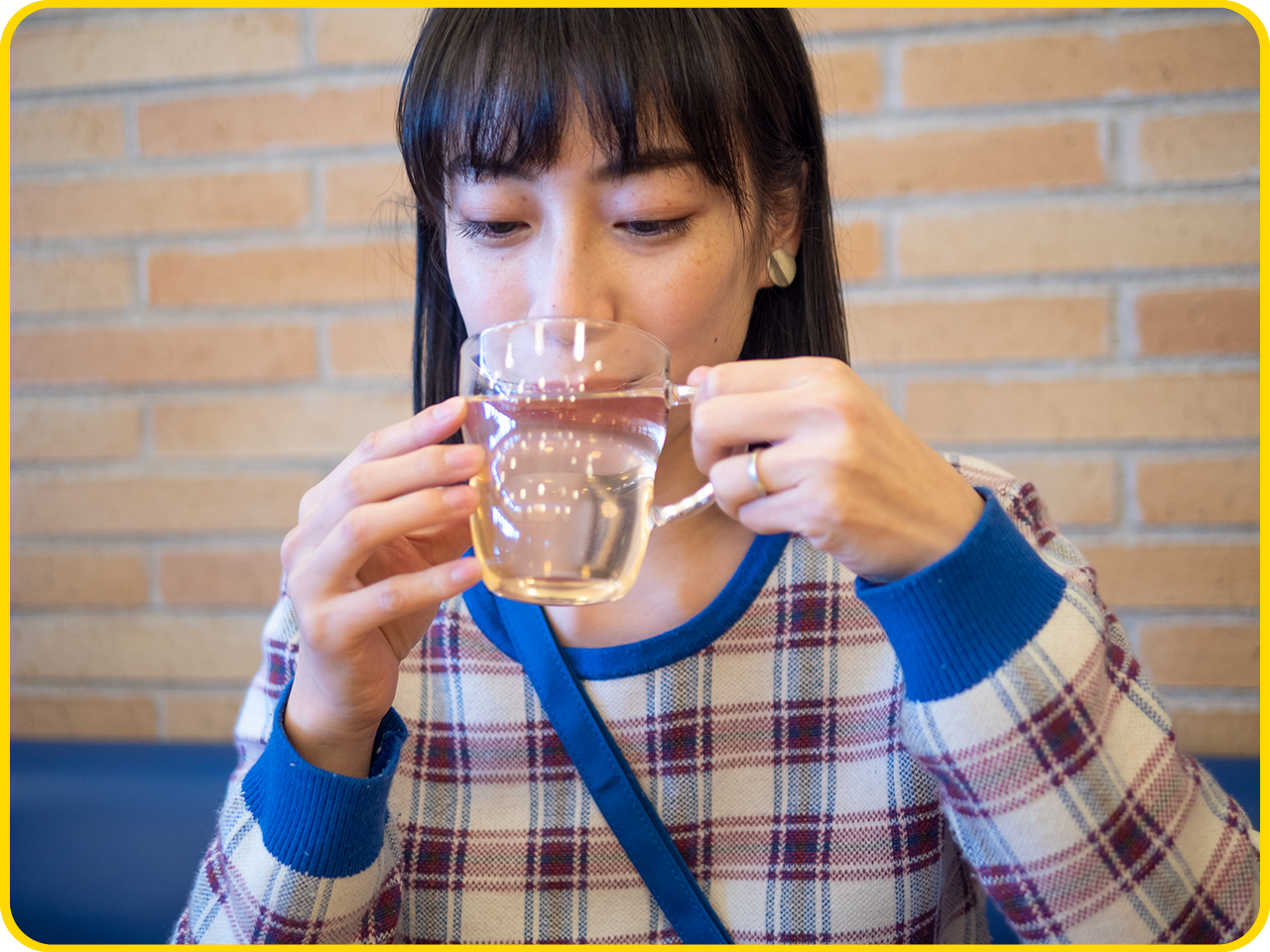 ▲さわやかでおいしいハーブティーでした。
