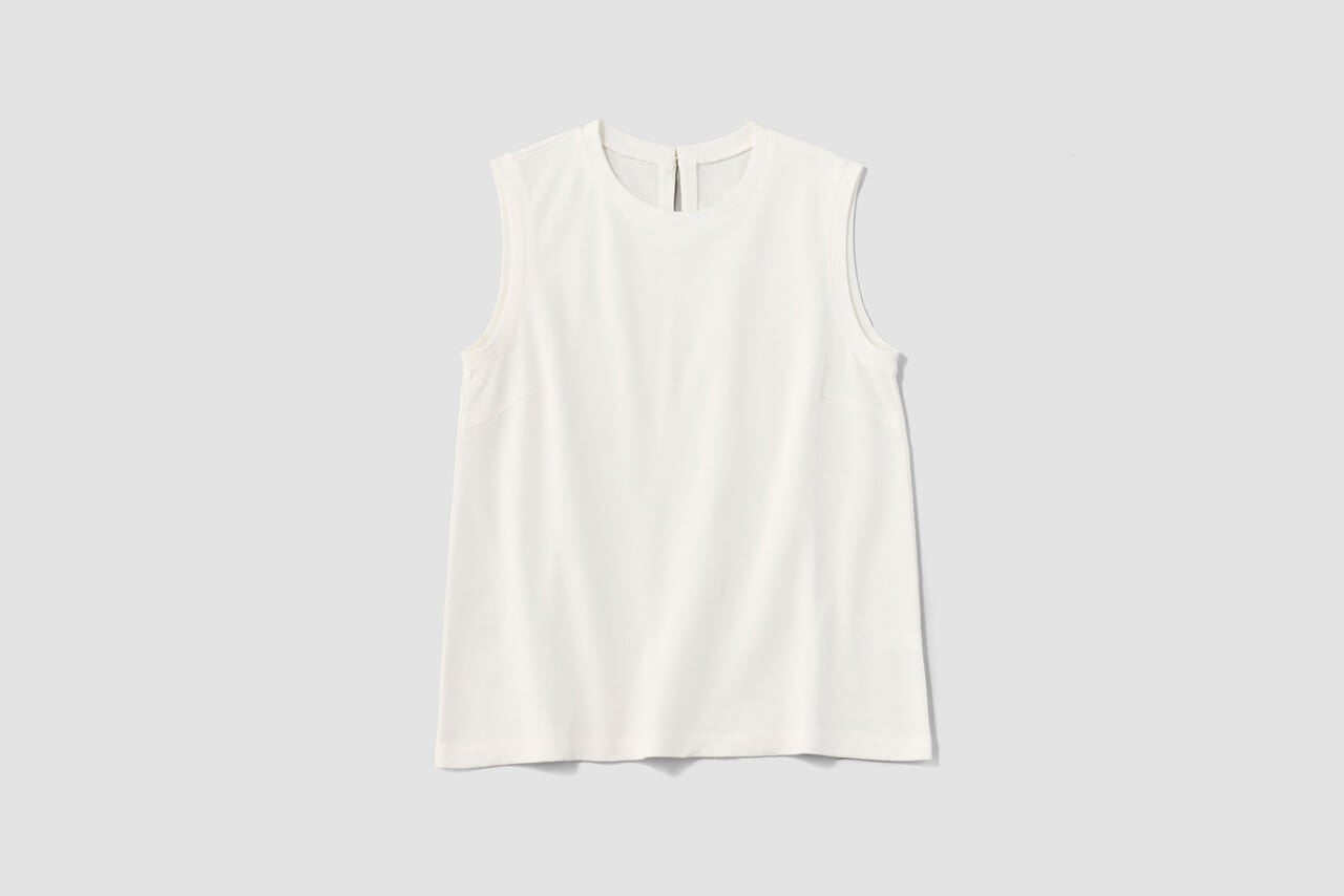 ▲フレフレ・スリーブレストップ （和紙コットン）
  ¥6,050 （税込）　