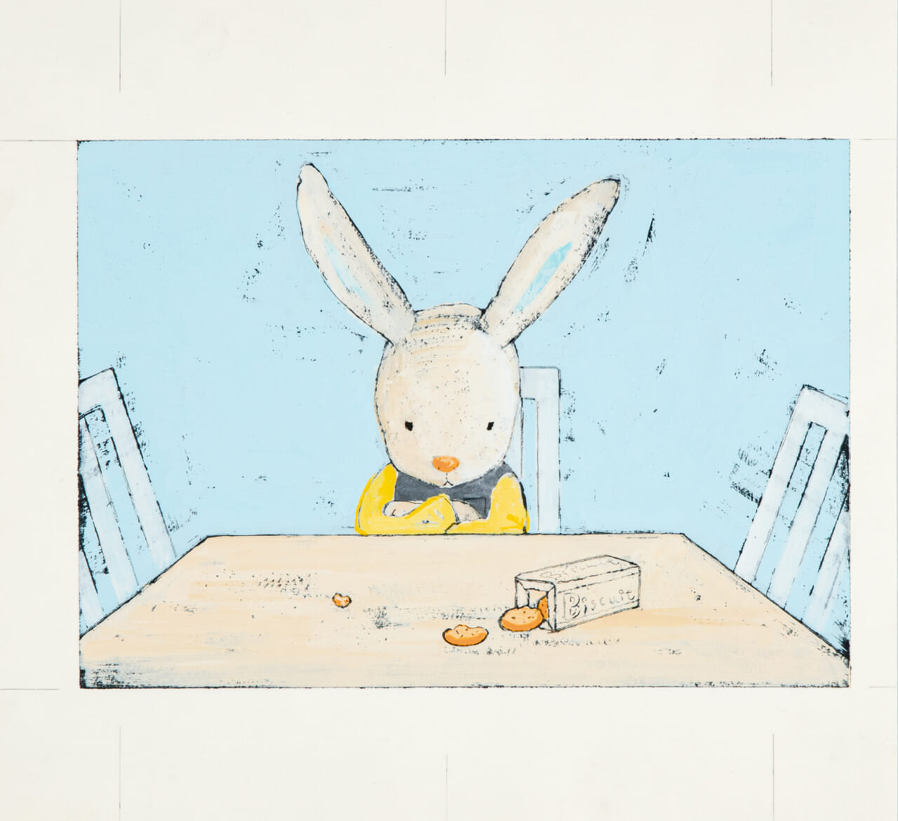 『ぼく　おかあさんのこと…』原画（文溪堂、2000年）