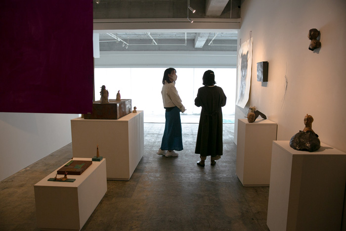 ▲足を踏み入れた瞬間に、
澄んだ空気に包まれる感覚をおぼえました。