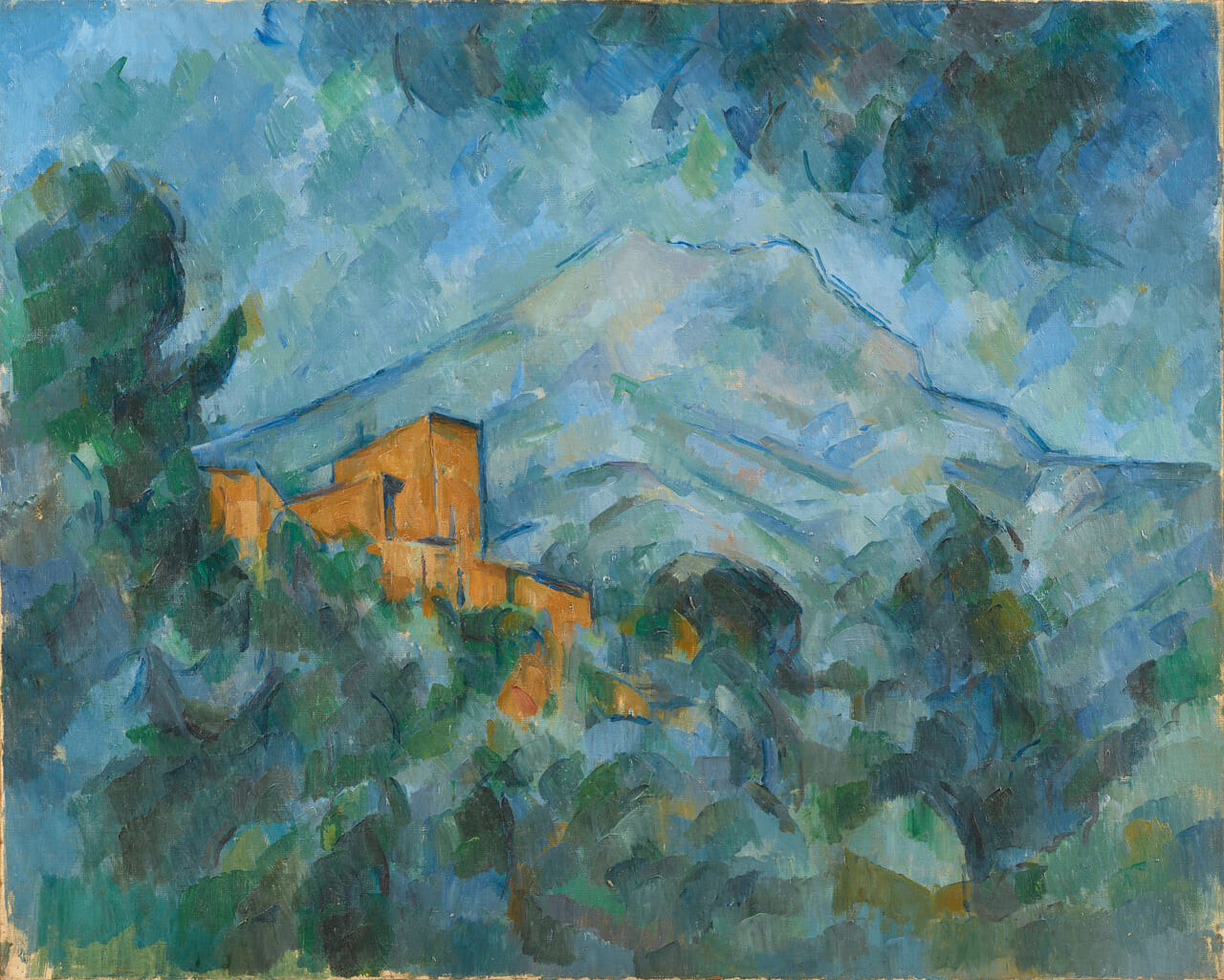 ポール・セザンヌ《サント＝ヴィクトワール山とシャトー・ノワール》1904-06年頃