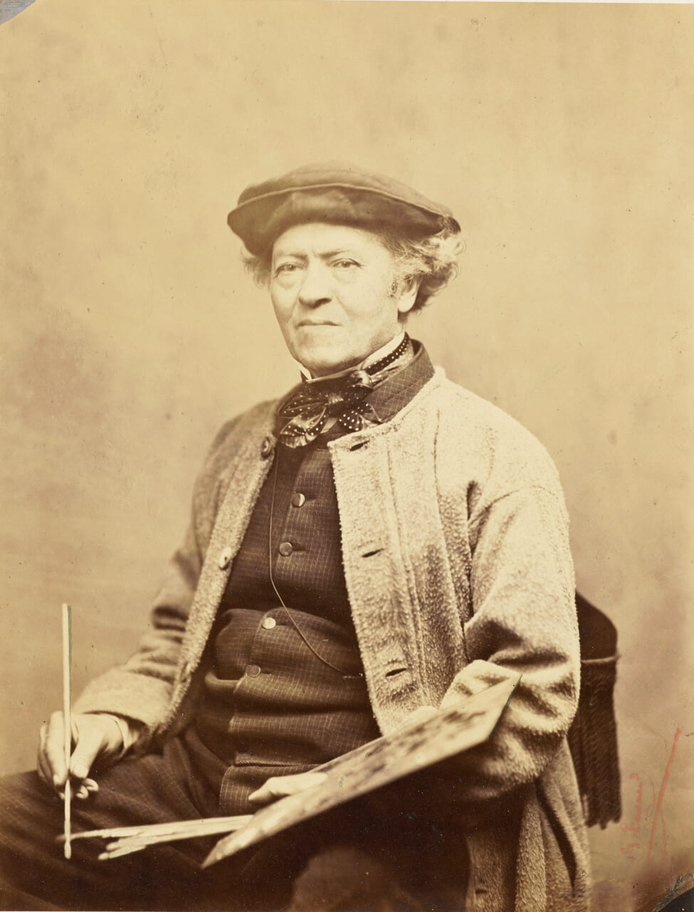 アンリ＝ルイ・ラヴォー「カミーユ・コロー（1796-1875）」年代不詳