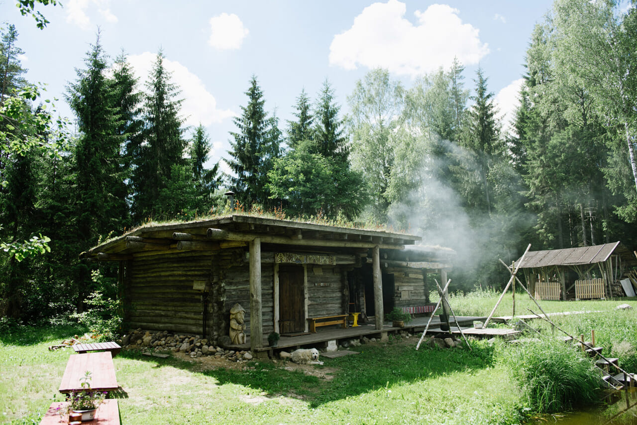 ▲海外のスモークサウナ（撮影：池田晶紀）