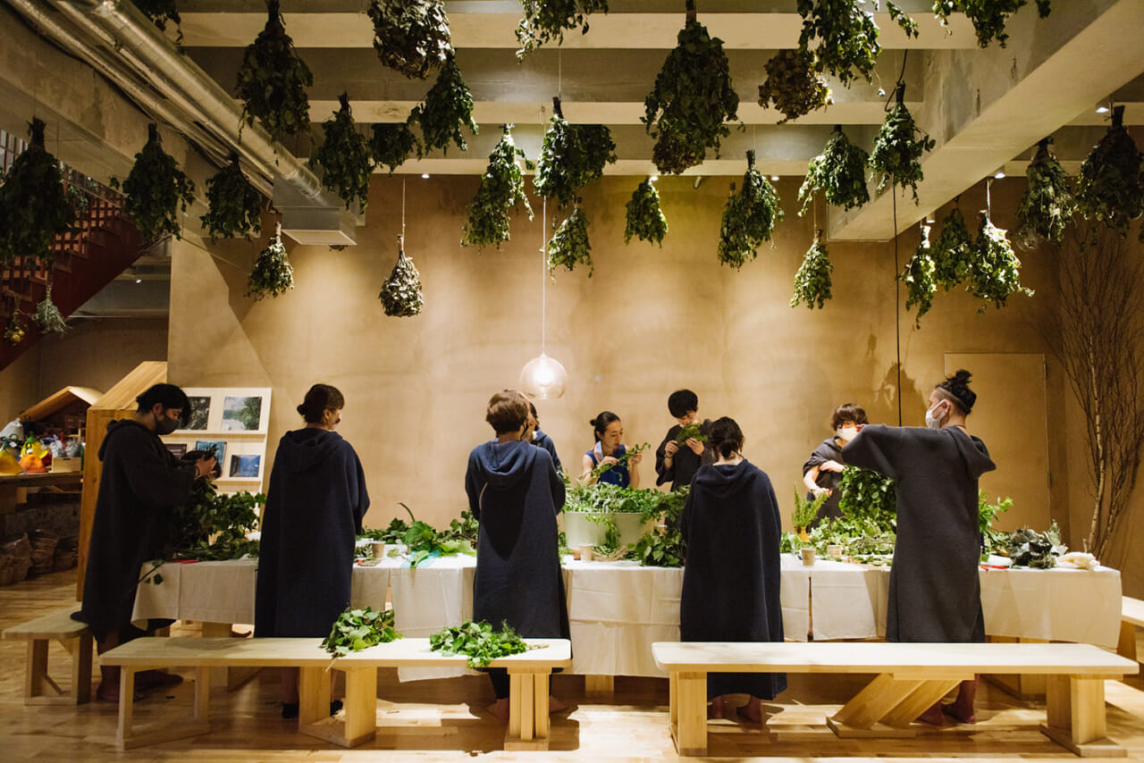 ▲サウナラボ神田で行われたワークショップの様子