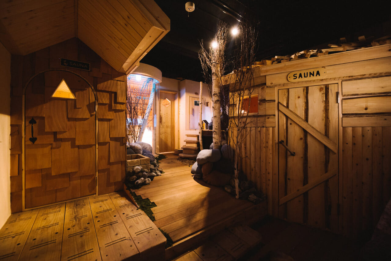 ▲サウナラボ名古屋の店内