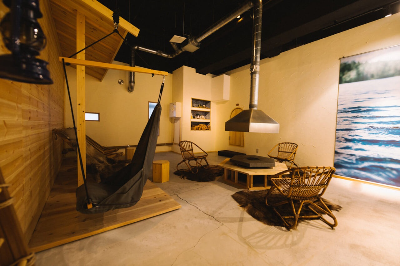 ▲サウナラボ名古屋の店内