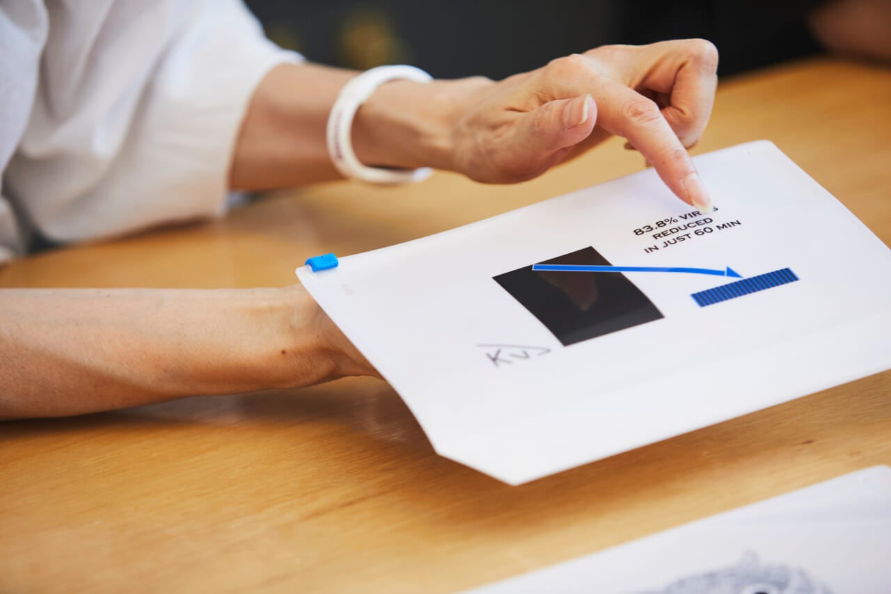 ▲キルウイルス 除菌マスクケース（GRAPH）