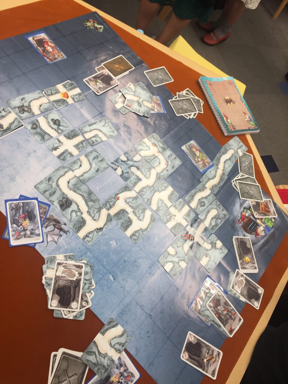 ▲プレイが終わった直後のテーブル。