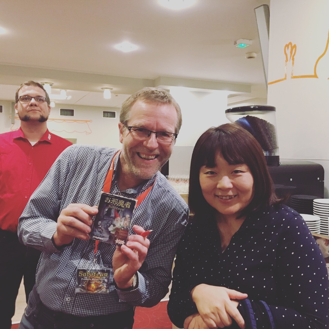 ▲「お邪魔者」作者のフレデリックさんとも再会！