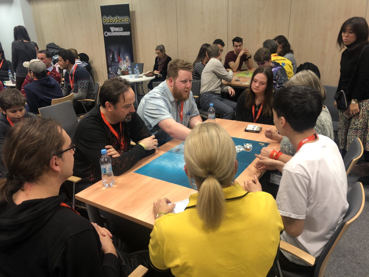 ▲決勝テーブル。
アジアからは台湾の男性が勝ち進んでいました。