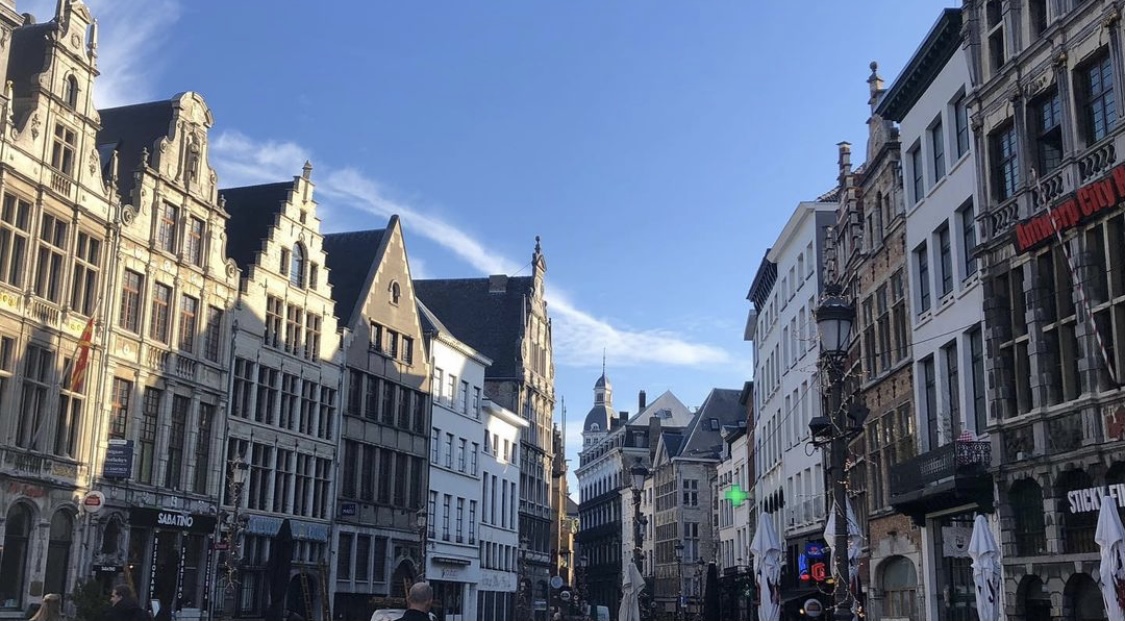 ▲翌日、アントワープの街を歩きました。