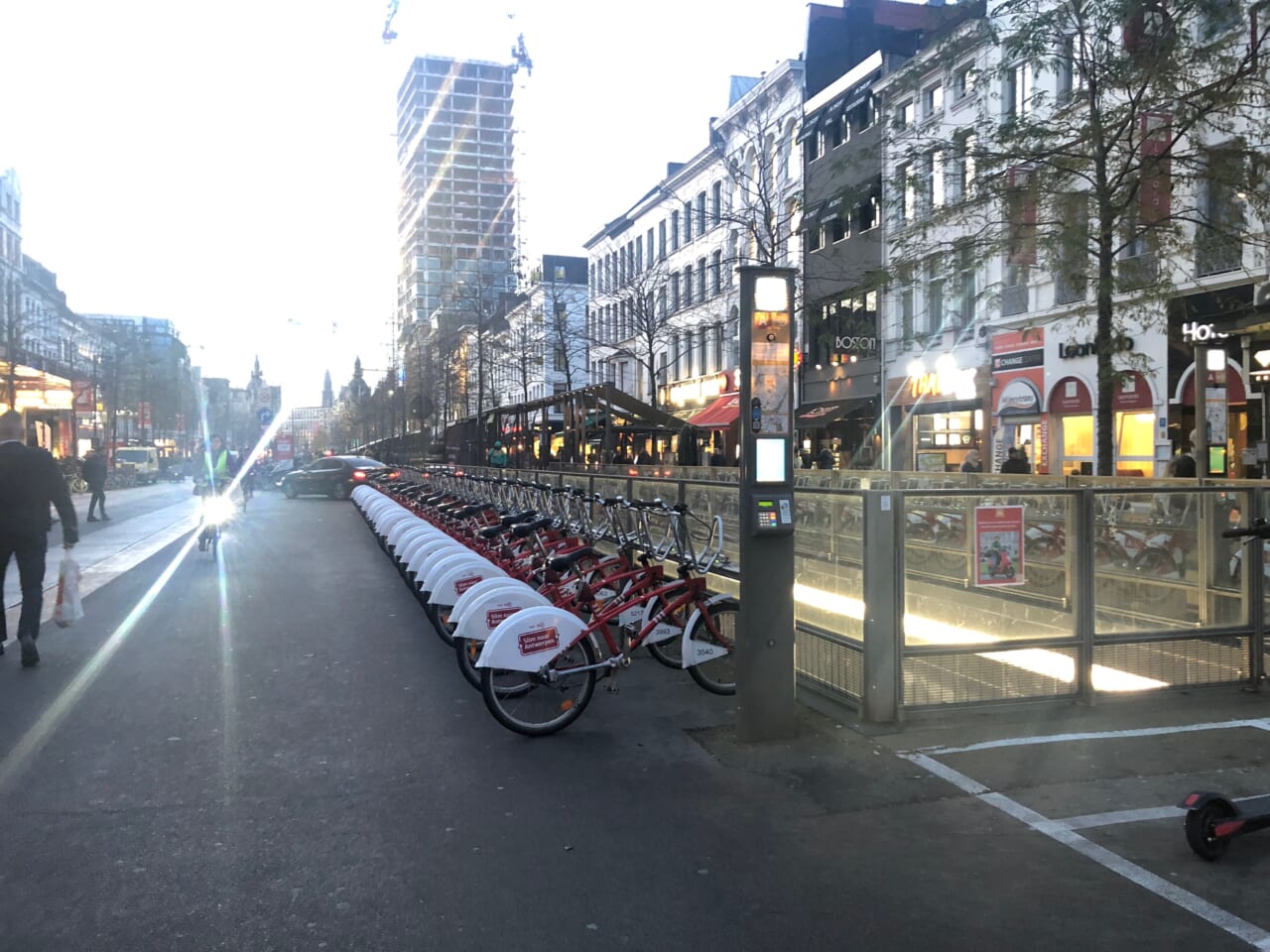 ▲駅を出たところ。