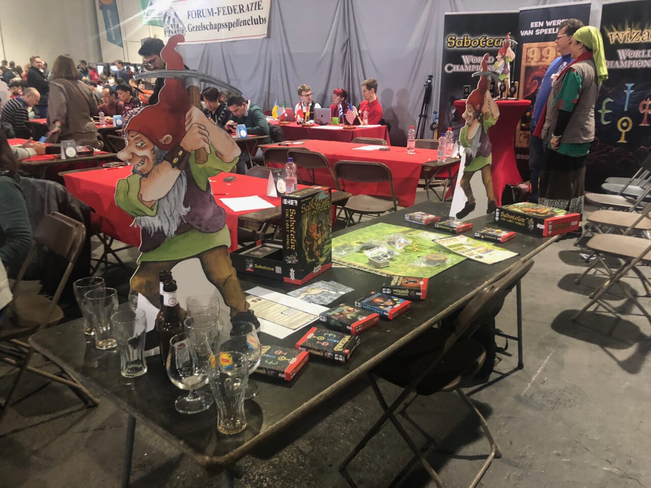 ▲お邪魔者世界大会の会場。
