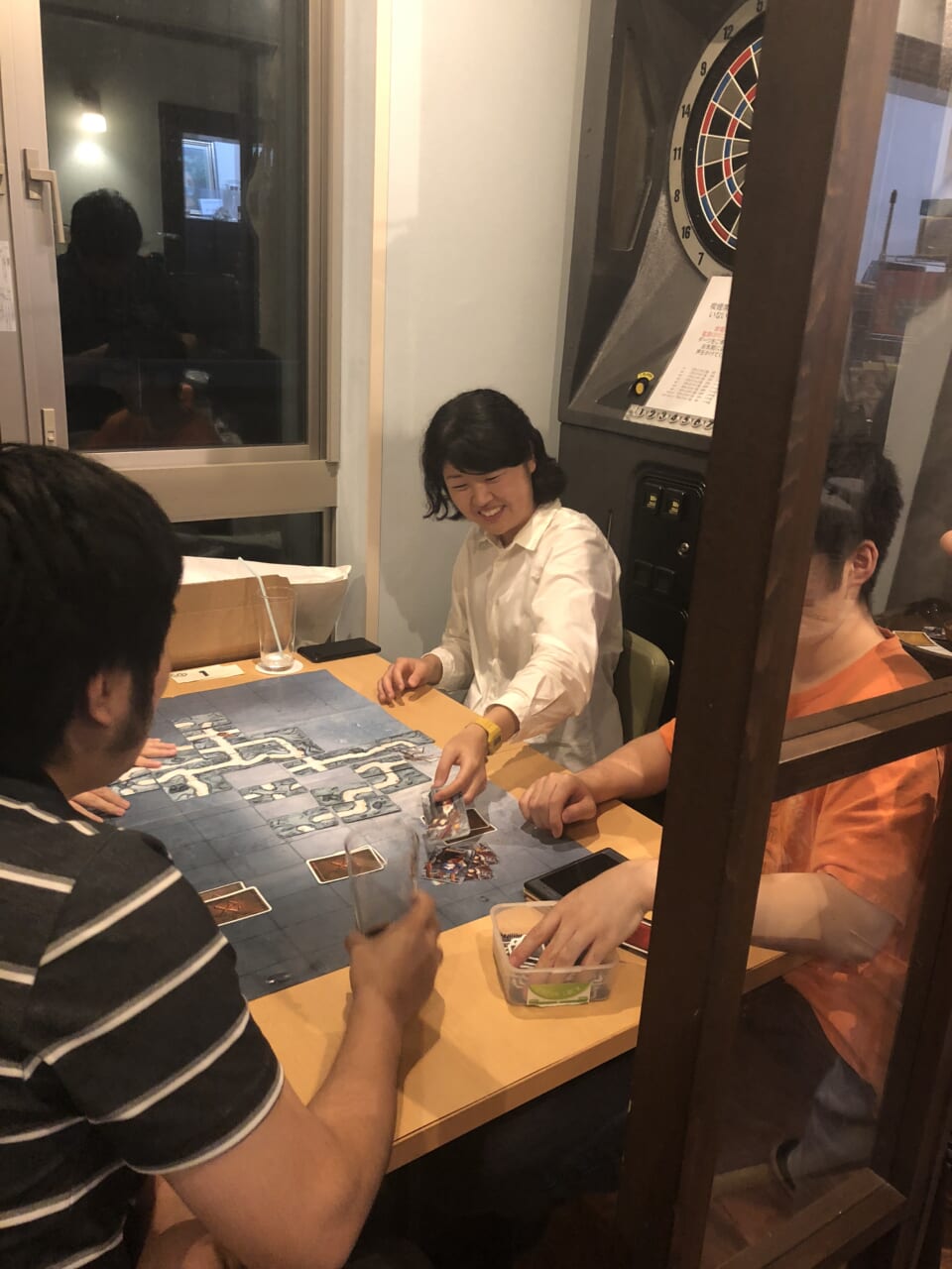 ▲経理のひぐも、決算で大忙しの合間を縫って、
別の予選会場へ。