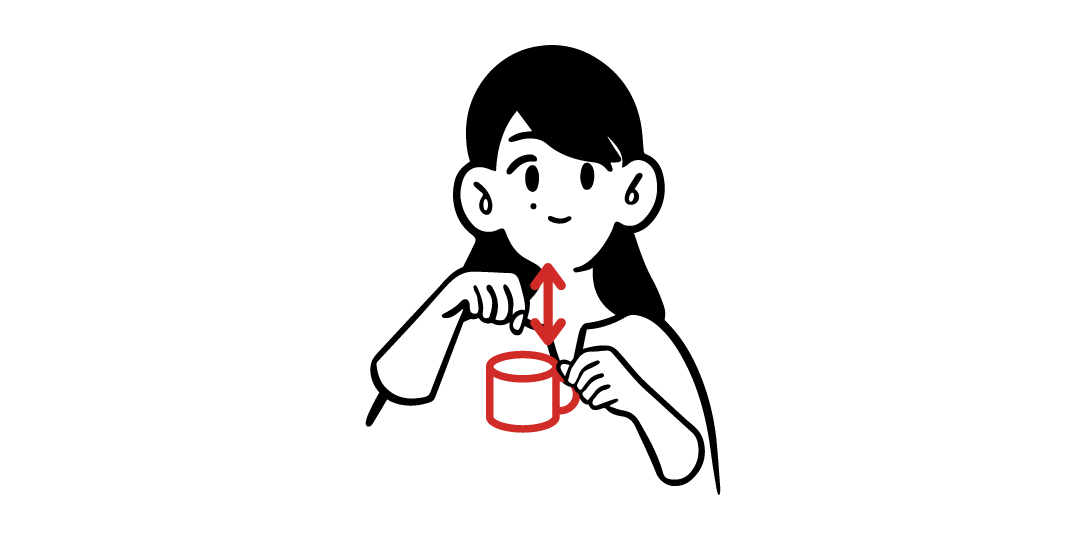 「紅茶」の手話