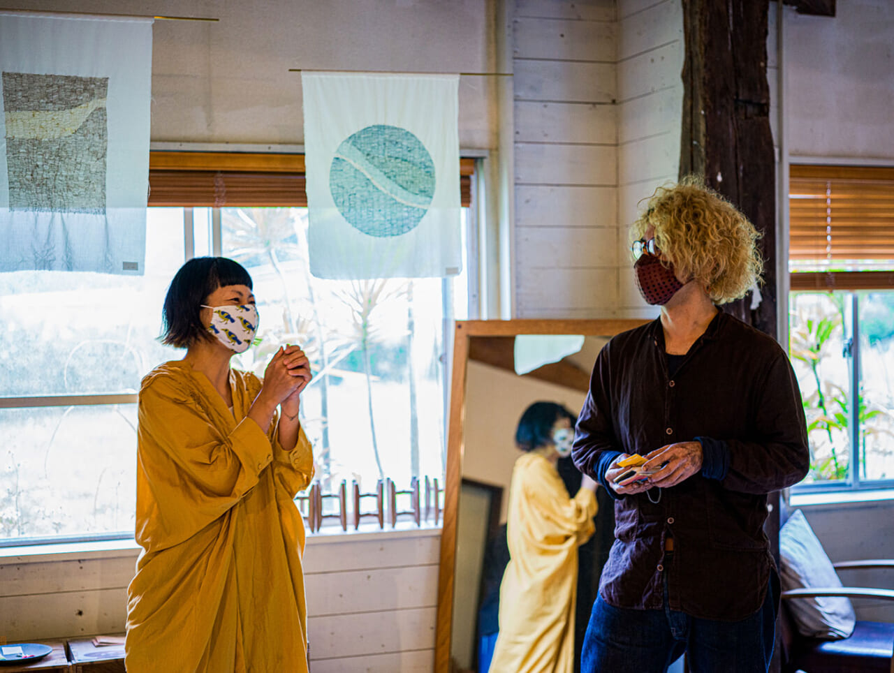 ▲左がミロコさん、右が金井志人さん。