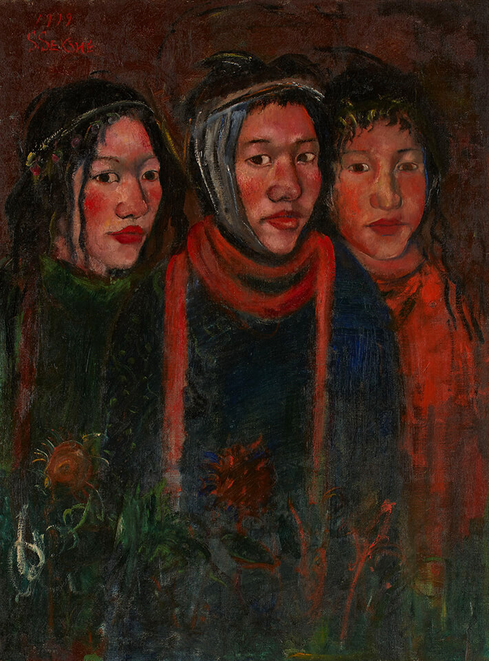 関根正二《三星(さんせい)》1919年