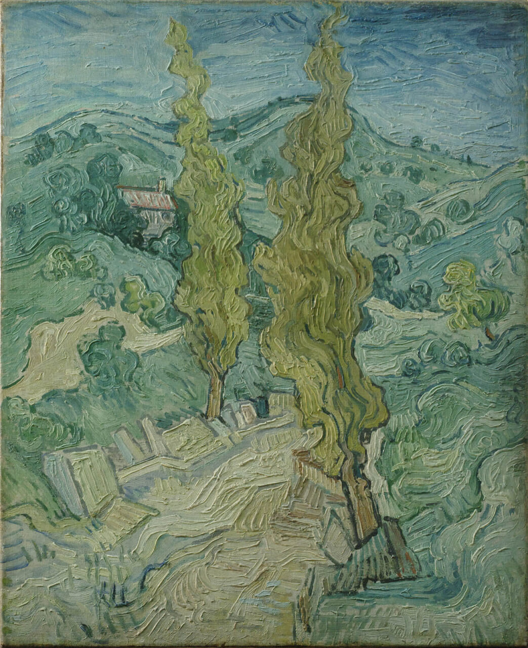 伝ゴッホ《アルピーユの道》