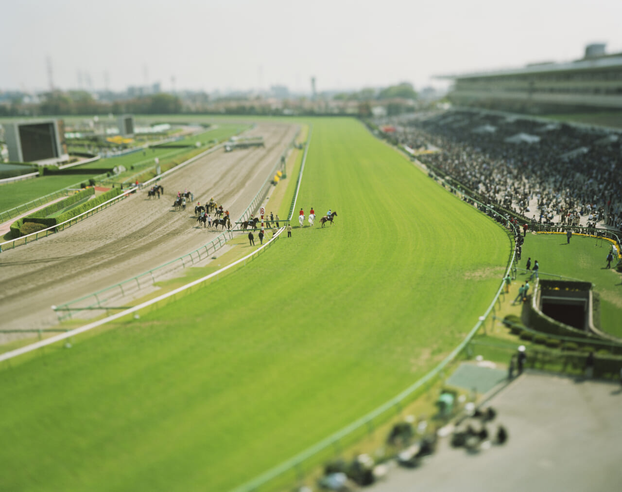 《Nakayama Racecourse, Chiba, Japan》2005（small planetシリーズより） © Naoki Honjo
