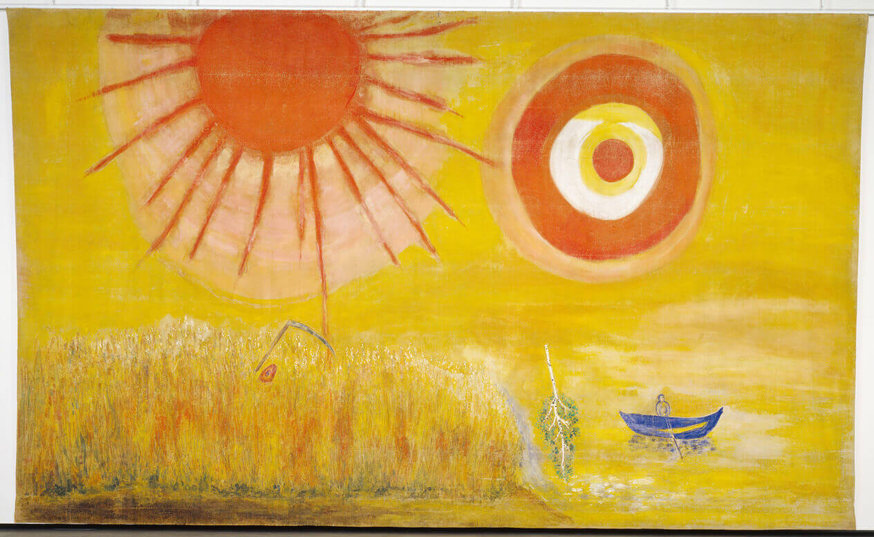 第３幕　《ある夏の午後の麦畑》　フィラデルフィア美術館蔵© ADAGP, Paris & JASPAR, Tokyo, 2022, Chagall®   G2896