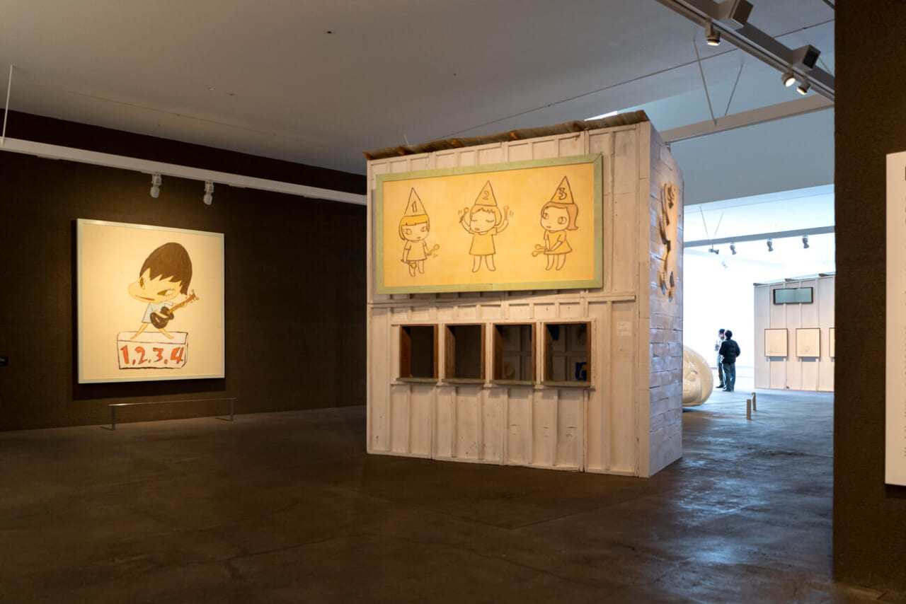 コレクション展2022-1　奈良美智：北のまほろばを行く　展示風景