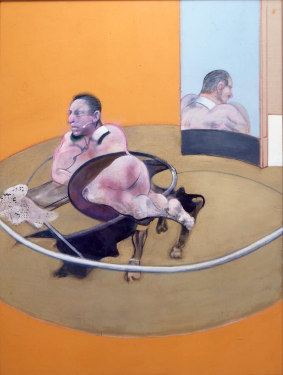 フランシス・ベーコン《横たわる人物》1977年　富山県美術館蔵
Lying Figure, 1977 [CR 77-07]© The Estate of Francis Bacon. All rights reserved. DACS & JASPAR 2022  G2915