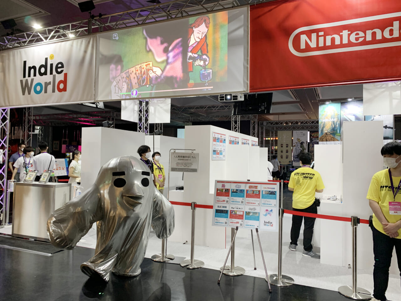 ▲Nitendoさんのブースに来てみたよ。