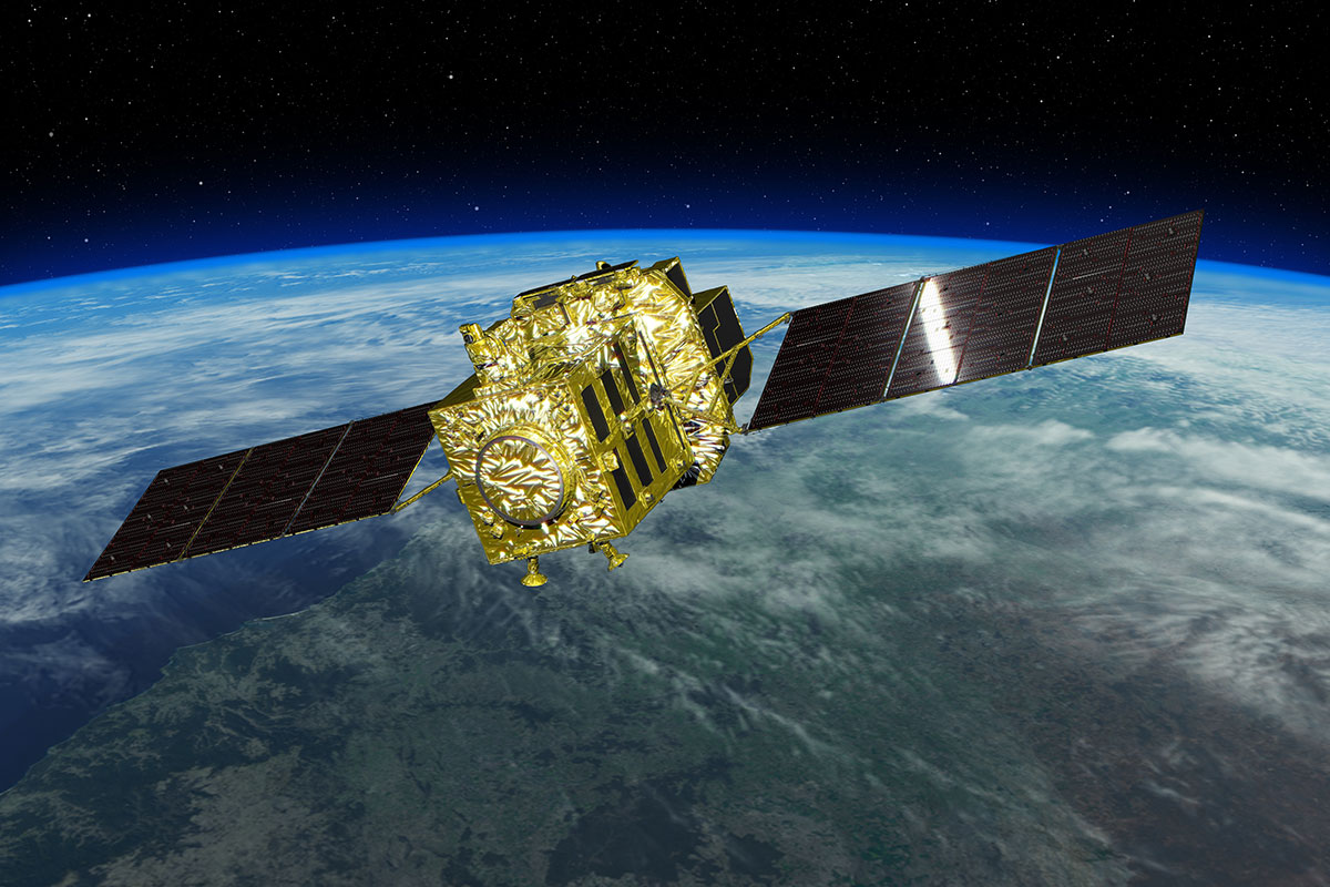 「だいち3号」（ALOS-3）©JAXA